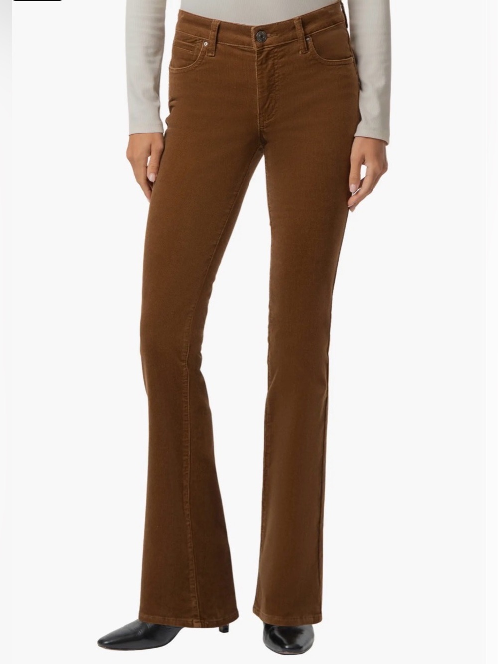 Kut from the Kloth Natalie Mid Rise Bootcut Stretch Corduroy Pants